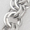 Iron Jewelry Chains, Lead-free Link's size:9.5mm, thickness:1mm, Sold by Group 