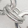 Iron Jewelry Chains, Lead-free Link's size:9x9.5mm, thickness:1.5mm, Sold by Group 