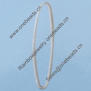 Iron Jumprings, Lead-Free, 11x48mm, Sold by Bag