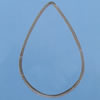 Iron Jumprings, Lead-Free, Teardrop, 32x50mm, Sold by Bag