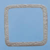 Iron Jumprings, Lead-Free, Square, 28mm, Sold by Bag