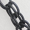Iron Jewelry Chains, Lead-free Link's size:9x13mm, thickness:1.5mm, Sold by Group 