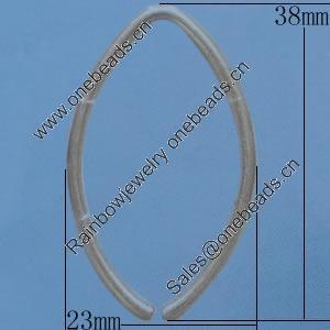 Iron Jumprings, Lead-Free Split, 23x38mm, Sold by Bag