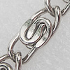 Iron Jewelry Chains, Lead-free Link's size:6x15mm, Sold by Group 