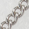 Iron Jewelry Chains, Lead-free Link's size:2.8x2.0mm, thickness:0.2mm, Sold by Group 