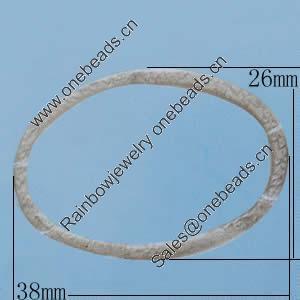 Iron Jumprings, Lead-Free, 26x38mm, Sold by Bag