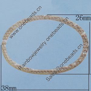 Iron Jumprings, Lead-Free, 26x38mm, Sold by Bag