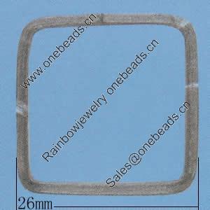 Iron Jumprings, Lead-Free, 26mm, Sold by Bag