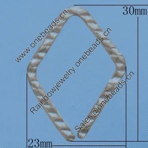 Iron Jumprings, Lead-Free Split, 23x30mm, Sold by Bag