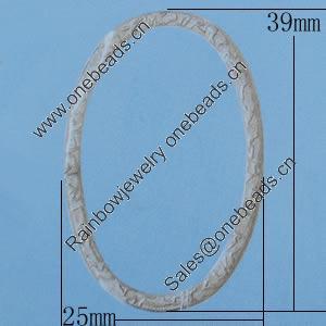 Iron Jumprings, Lead-Free, 25x39mm, Sold by Bag