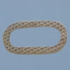 Iron Jumprings, Lead-Free, 25x13mm, Sold by Bag
