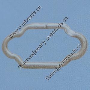 Iron Jumprings, Lead-Free, 25x14mm, Sold by Bag