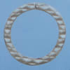 Iron Jumprings, Lead-Free, 24mm, Sold by Bag