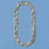 Iron Jumprings, Lead-Free, 15x31mm, Sold by Bag