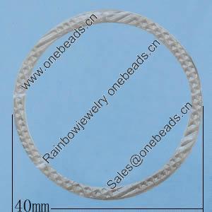 Iron Jumprings, Lead-Free, 40mm, Sold by Bag
