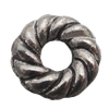 Donut, Zinc Alloy Jewelry Findings, O:8mm I:3mm, Sold by Bag