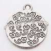 Pendant, Zinc Alloy Jewelry Findings, 21x18mm Hole:2mm, Sold by Bag