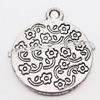 Pendant, Zinc Alloy Jewelry Findings, 21x18mm Hole:2mm, Sold by Bag