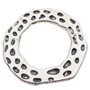 Donut, Zinc Alloy Jewelry Findings, O:33mm I:20mm, Sold by Bag