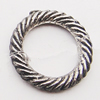 Donut, Zinc Alloy Jewelry Findings, O:13mm I:9mm, Sold by Bag
