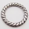 Donut, Zinc Alloy Jewelry Findings, O:23mm I:16mm, Sold by Bag