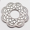 Pendant, Zinc Alloy Jewelry Findings, Pendant 28mm Hole:9mm, Sold by Bag