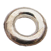 Donut, Zinc Alloy Jewelry Findings, O:8mm I:4mm, Sold by Bag