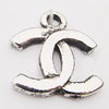 Pendant, Zinc Alloy Jewelry Findings, 18x20mm Hole:2mm, Sold by Bag