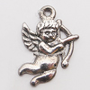 Pendant, Zinc Alloy Jewelry Findings, 16x23mm Hole:2mm, Sold by Bag