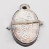 Pendant, Zinc Alloy Jewelry Findings, 9x16mm Hole:1mm, Sold by Bag