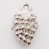 Pendant, Zinc Alloy Jewelry Findings, Grape 11x20mm Hole:2mm, Sold by Bag