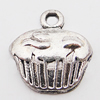 Pendant, Zinc Alloy Jewelry Findings, 13x13mm Hole:1.5mm, Sold by Bag