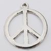 Pendant, Zinc Alloy Jewelry Findings Lead-free, Sign 30x35mm Hole:3mm, Sold by Bag