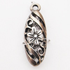 Pendant, Zinc Alloy Jewelry Findings Lead-free, 9x27mm Hole:2mm, Sold by Bag