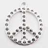 Pendant, Zinc Alloy Jewelry Findings Lead-free, Sign 30x35mm Hole:2.5mm, Sold by Bag