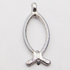 Pendant, Zinc Alloy Jewelry Findings Lead-free, 8x20mm Hole:2mm, Sold by Bag