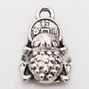 Pendant, Zinc Alloy Jewelry Findings Lead-free, 11x18mm Hole:1.5mm, Sold by Bag