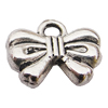 Pendant, Zinc Alloy Jewelry Findings Lead-free, Bowknot 12x9mm Hole:2mm, Sold by Bag