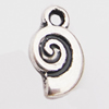 Pendant, Zinc Alloy Jewelry Findings Lead-free, 7x12mm Hole:1.5mm, Sold by Bag