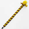 Fimo(Polymer Clay) Jewelry Ball Pen, with a fimo bead head, 35x180mm, Sold by PC