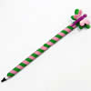 Fimo(Polymer Clay) Jewelry Ball Pen, with a fimo bead head, 38x170mm, Sold by PC