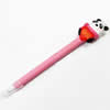 Fimo(Polymer Clay) Jewelry Ball Pen, with a fimo bead head, 24x150mm, Sold by PC