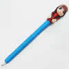 Fimo(Polymer Clay) Jewelry Ball Pen, with a fimo bead head, 19x170mm, Sold by PC