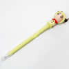 Fimo(Polymer Clay) Jewelry Ball Pen, with a fimo bead head, 34x170mm, Sold by PC