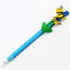 Fimo(Polymer Clay) Jewelry Ball Pen, with a fimo bead head, 28x160mm, Sold by PC