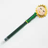 Fimo(Polymer Clay) Jewelry Ball Pen, with a fimo bead head, 42x190mm, Sold by PC