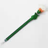 Fimo(Polymer Clay) Jewelry Ball Pen, with a fimo bead head, 41x200mm, Sold by PC