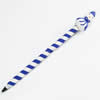 Fimo(Polymer Clay) Jewelry Ball Pen, with a fimo bead head, 22x190mm, Sold by PC
