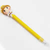 Fimo(Polymer Clay) Jewelry Ball Pen, with a fimo bead head, 25x173mm, Sold by PC