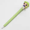 Fimo(Polymer Clay) Jewelry Ball Pen, with a fimo bead head, 27x140mm, Sold by PC